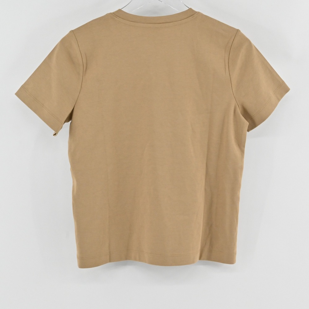 Spanx Better Base Short Sleeve Tee Womens Size‎ M Barley Tan Crew Neck 21300R - Picture 2 of 7